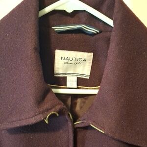Nautica Deep Purple Wool Jacket